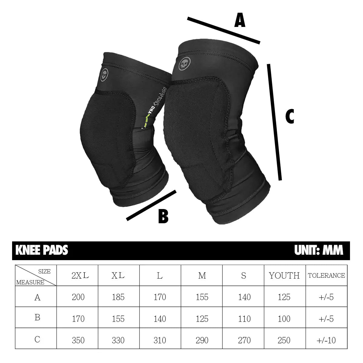 Infamous PRO DNA Knee Pads Infamous Paintball