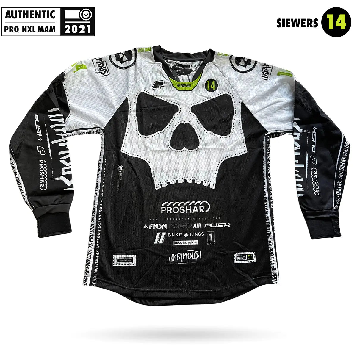 INFAMOUS AWAY JERSEY - NXL MAM 2021 - SIEWERS Infamous Paintball