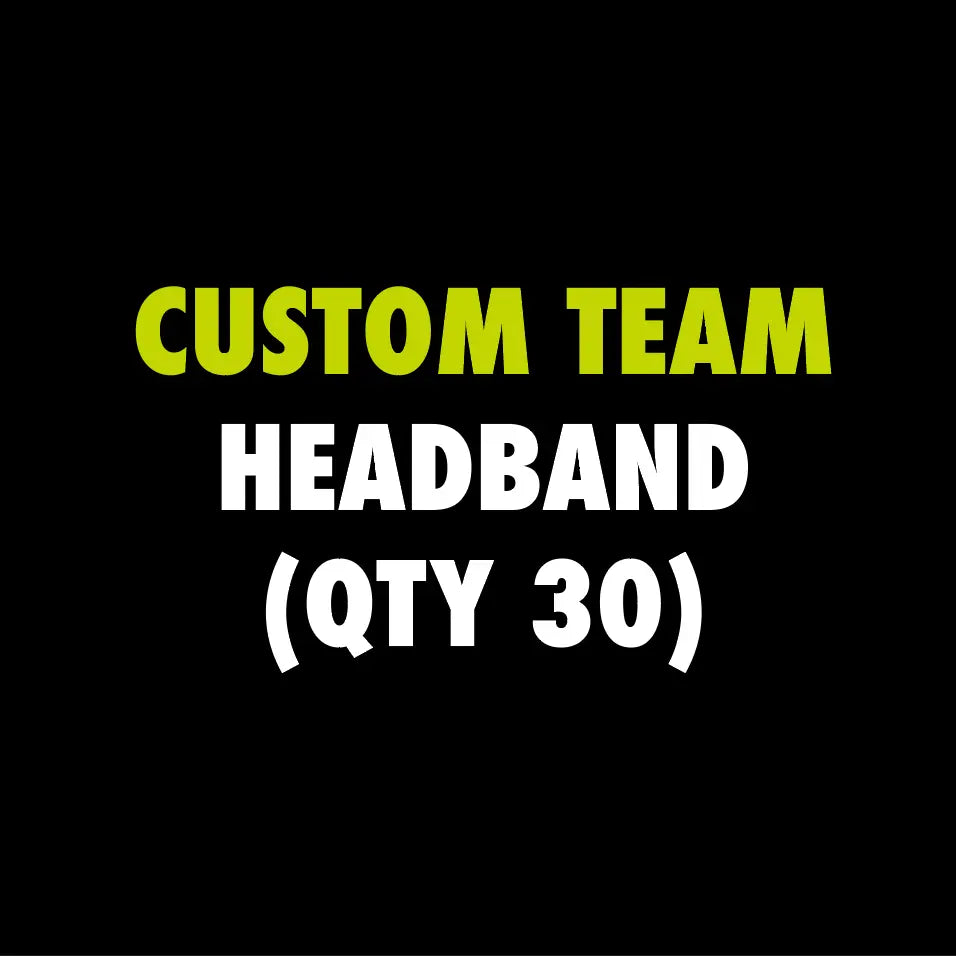 Custom Team Headband - Qty 30
